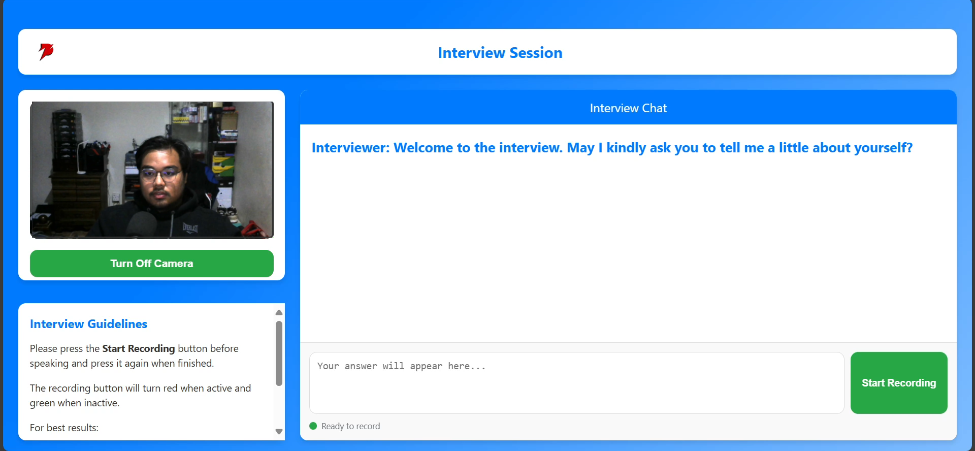 Interview Page